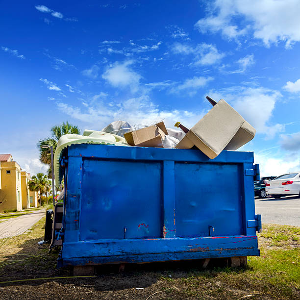 residential garbage dump area
